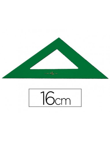 Escuadra faber castell 16 cm plastico...