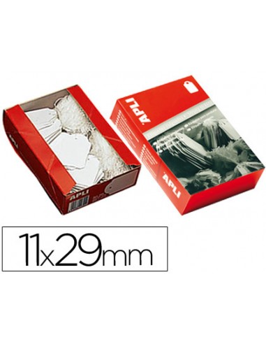 Etiquetas colgantes apli 385 11x29 mm...