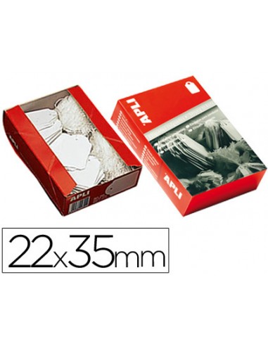 Etiquetas colgantes apli 390 22x35 mm...