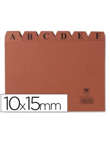 Indice fichero carton nº3 100x150 mm