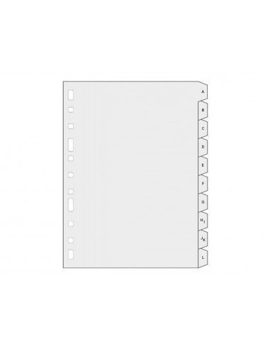 Separador alfabetico multifin 3005...