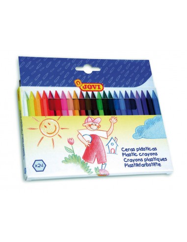 Lapices cera jovi hexagonal caja de...