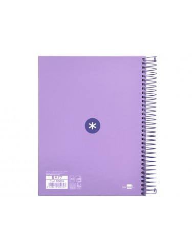 Cuaderno espiral a5 micro antartik...