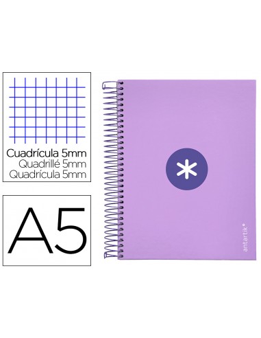 Cuaderno espiral a5 micro antartik...