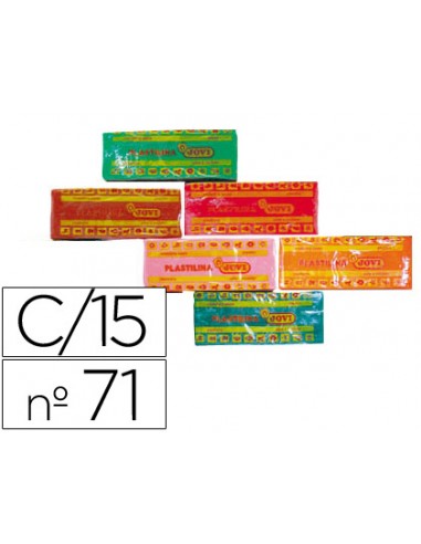 Plastilina jovi 71 tamaño mediano...