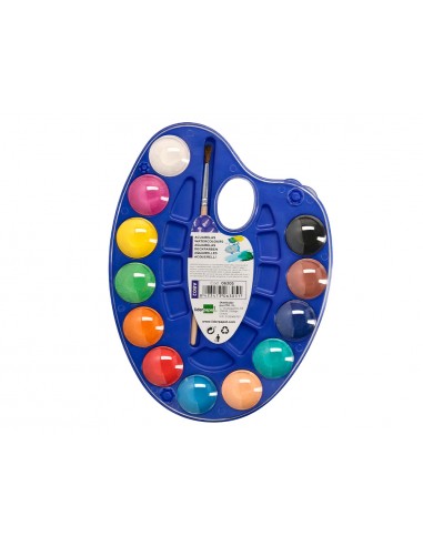 Acuarela liderpapel 12 colores con...