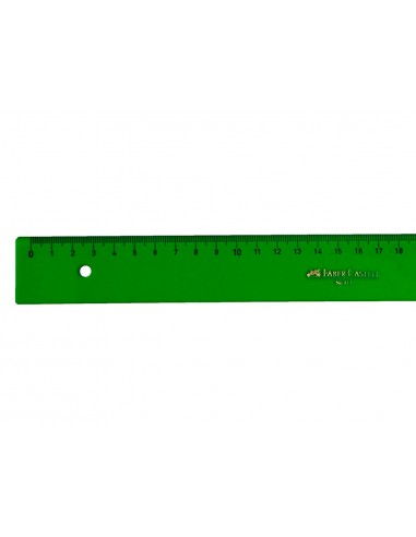 Regla faber castell 50 cm plastico verde