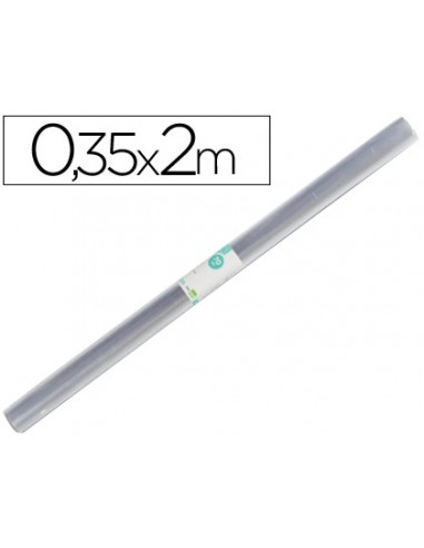 Rollo plastico forralibros 0,35x2 mt...