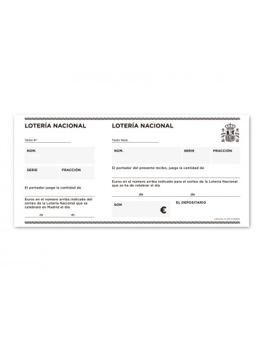 Talonario liderpapel loteria tres en...
