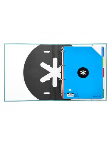 Carpeta con recambio antartik a4...