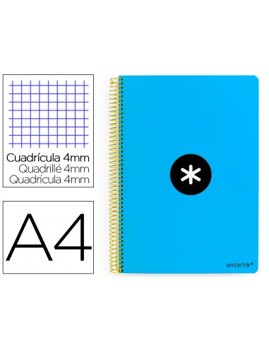Cuaderno espiral a4 antartik tapa...