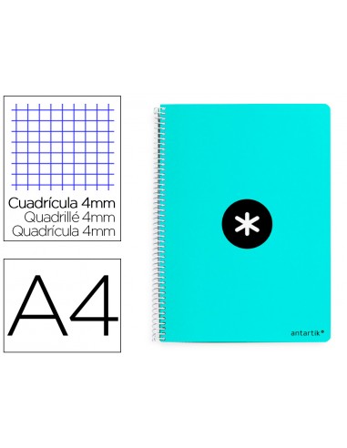 Cuaderno espiral a4 antartik tapa...