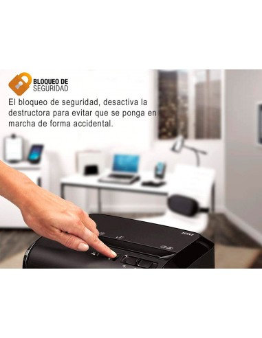 Destructora de documentos fellowes...