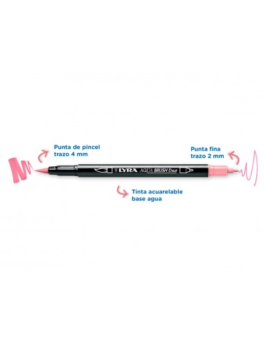 Rotulador lyra aqua brush acuarelable...