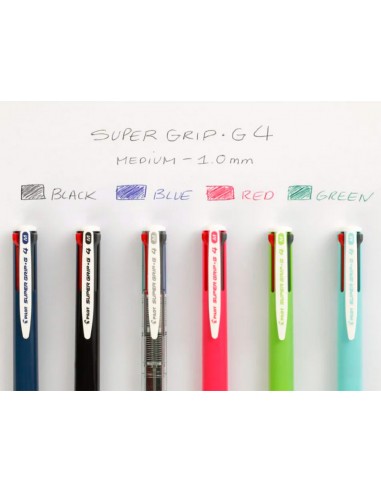 Boligrafo pilot super grip g 4...