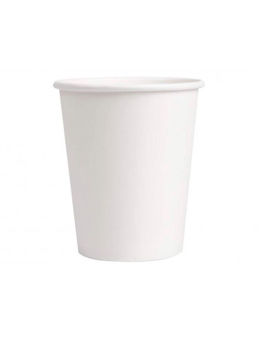 Vaso de carton biodegradable blanco...
