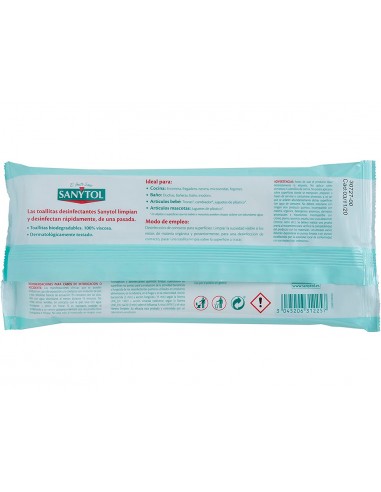 Toallita desinfectante sanytol...
