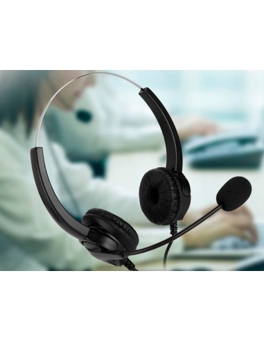 Auricular mediarange biaural diadema...