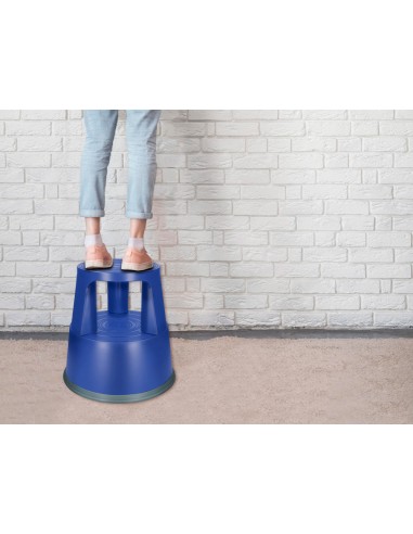 Taburete q-connect ruedas retractiles...