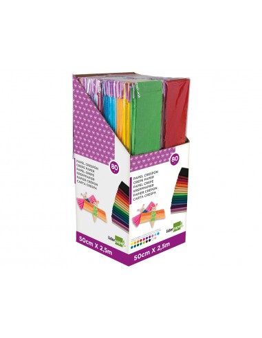 Papel crespon liderpapel 0.50 x 2.50...