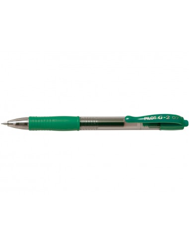 Boligrafo pilot g-2 verde tinta gel...