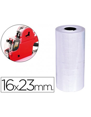 Etiquetas q-connect blanca 16x23 mm...