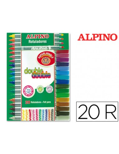 Rotulador alpino double double punta...