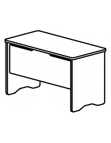 Mesa oficina rocada serie work 120x60...