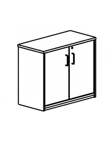 Armario rocada con un estante y dos...