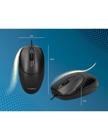 Raton q-connect optico 800 dpi usb...