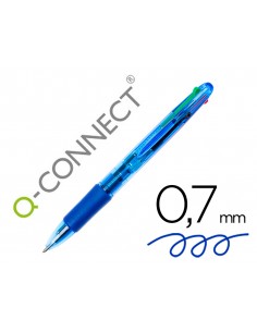 Boligrafo q-connect 4 en 1...