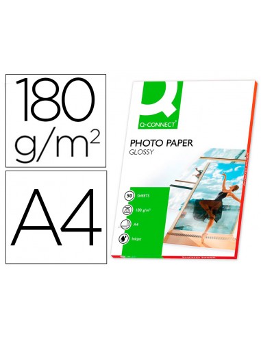 Papel q-connect foto glossy din a4...
