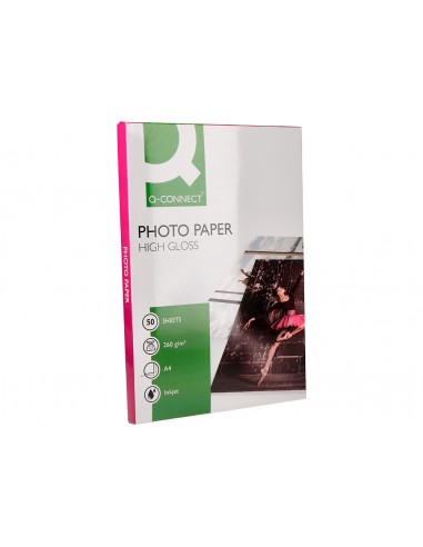 Papel q-connect foto glossy din a4...