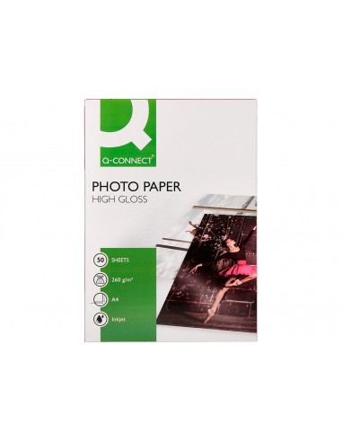 Papel q-connect foto glossy din a4...
