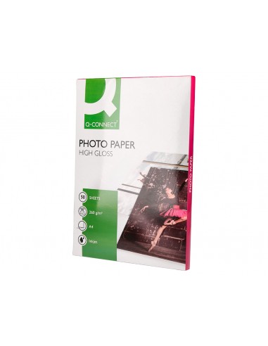 Papel q-connect foto glossy din a4...