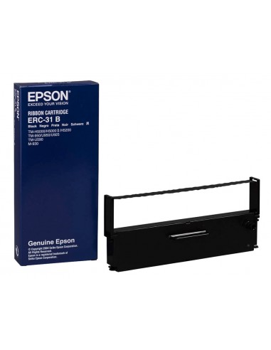 Cinta impresora epson erc-31b negra...