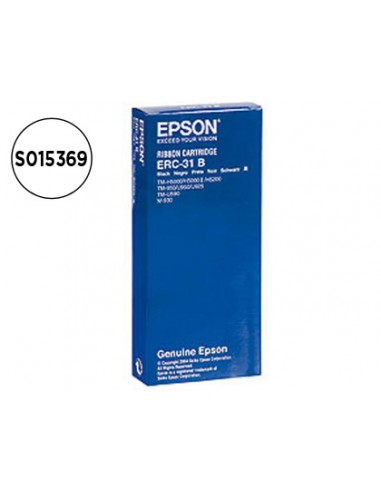Cinta impresora epson erc-31b negra...