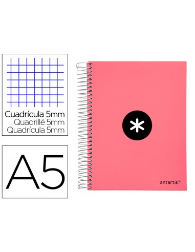 Cuaderno espiral a5 micro antartik...