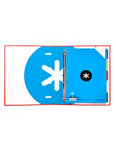 Carpeta con recambio antartik a4...