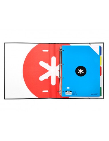 Carpeta con recambio antartik a4...