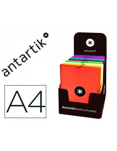 Carpeta antartik gomas a4 3 solapas...