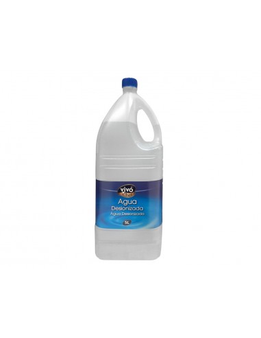 Agua desionizada vivochef garrafa 5l