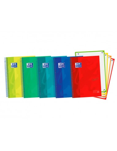 Cuaderno espiral oxford ebook 4 tapa...