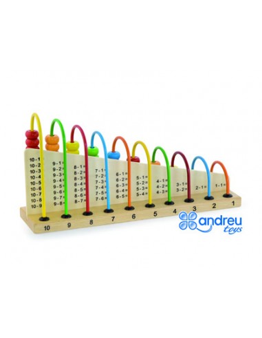 Juego andreutoys abacus madera para...