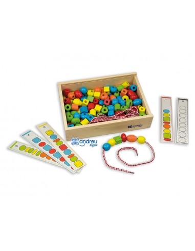 Juego andreutoys formas para ensartar...