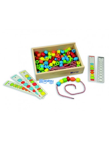 Juego andreutoys formas para ensartar...