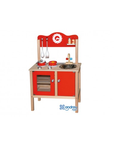 Juego andreutoys cocina madera con...