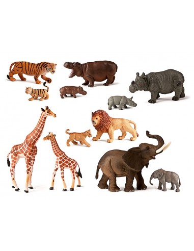 Juego miniland animales selva con...