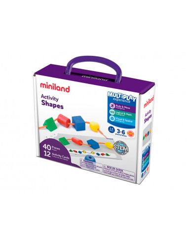 Juego miniland actividades formas 40...