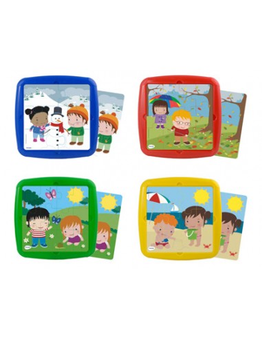 Puzle miniland las estaciones set de...